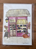 Book Store Water Color (5"x7") by Sara Gaver W
