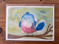 Blue Bird Water Color (5"x7") by Sara Gaver W