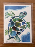 Sea Turle Water Color (5"x7") by Sara Gaver W