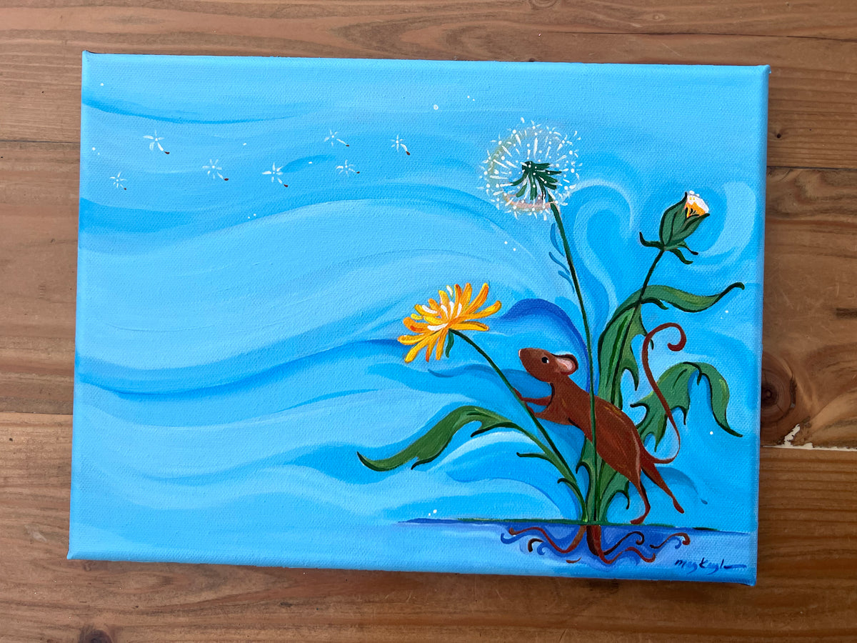 Reaching for a Wish by Megan Keylon (9"x12" Canvas)