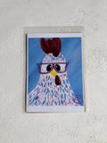Chicken Water Color (5"x7") by Sara Gaver W