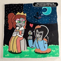 Floral Grave by Maylene P (12"x12" Canvas)
