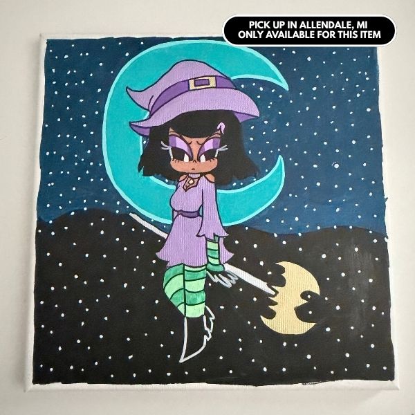 Witch by Maylene P (12"x12" Canvas)