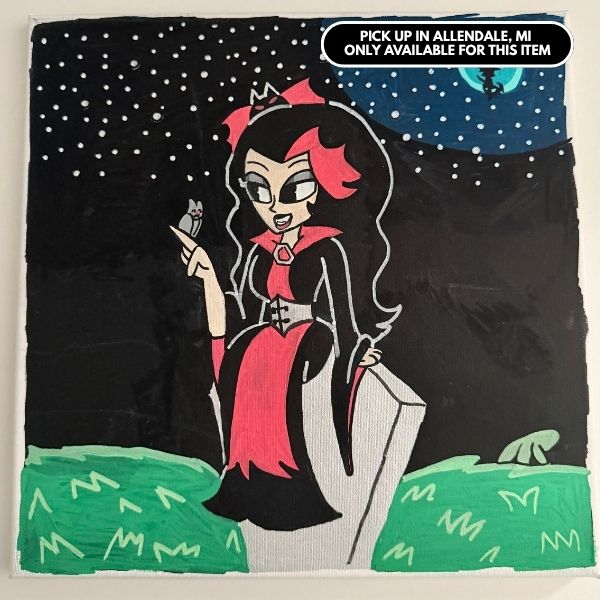 Vampire by Maylene P (12"x12" Canvas)