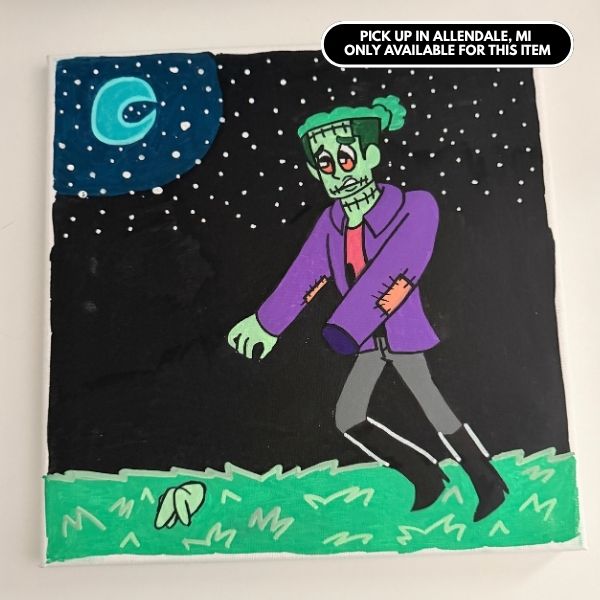 Frankenstein by Maylene P (12"x12" Canvas)