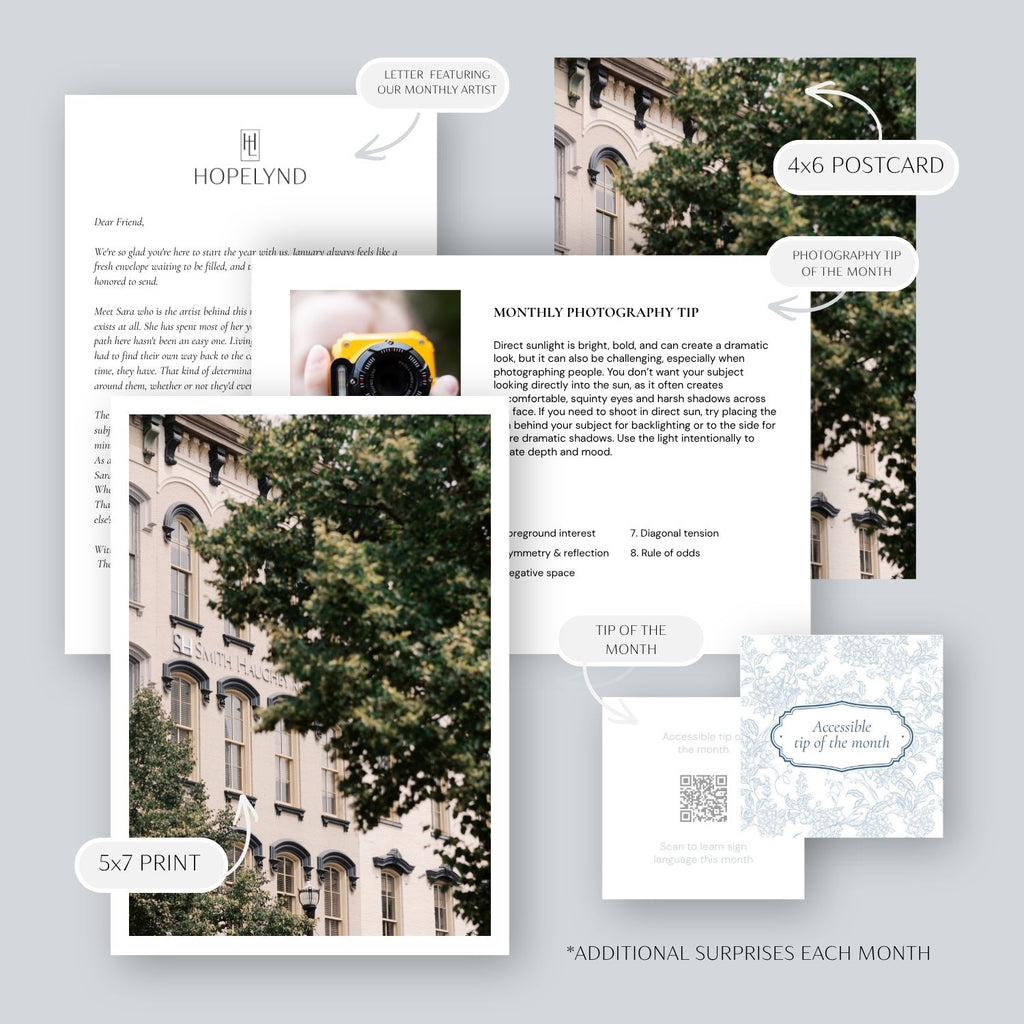 Hopelynd Print Club (Monthly Membership)