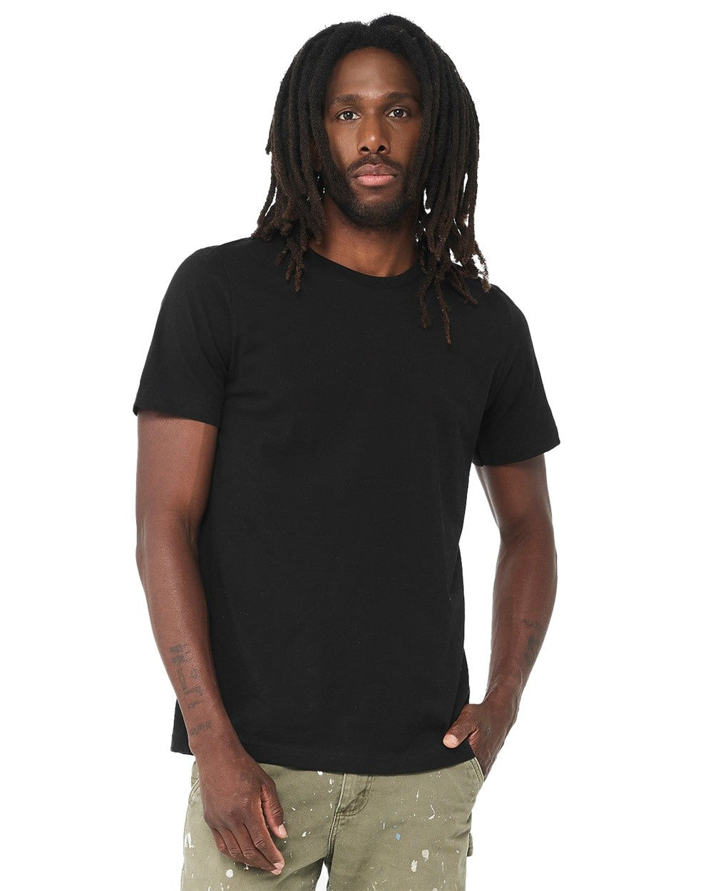 Black Hopelynd Logo Tee with black logo