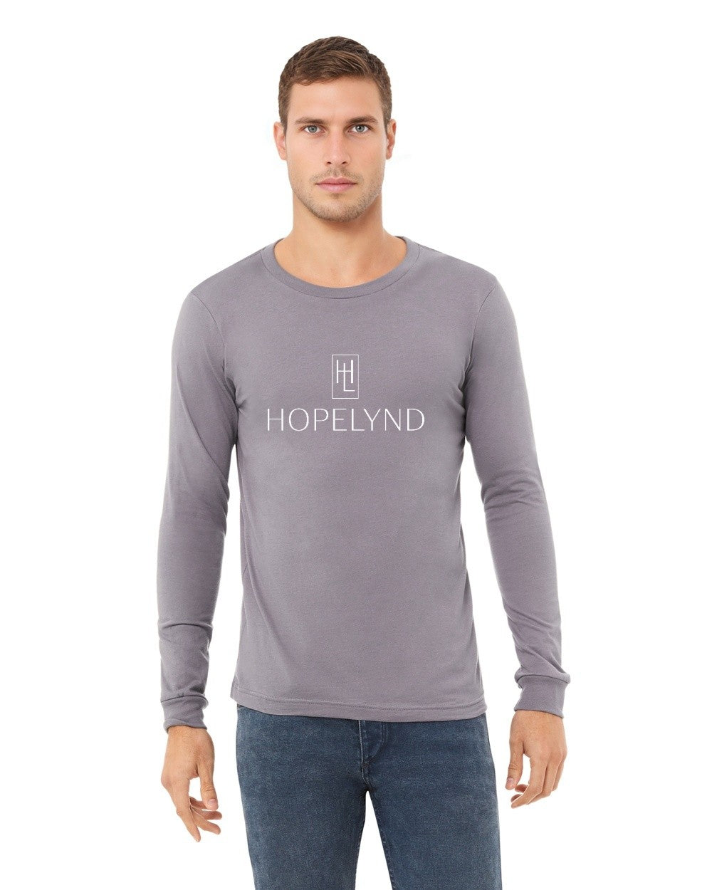 Storm Hopelynd Logo Long Sleeve Tee with white logo