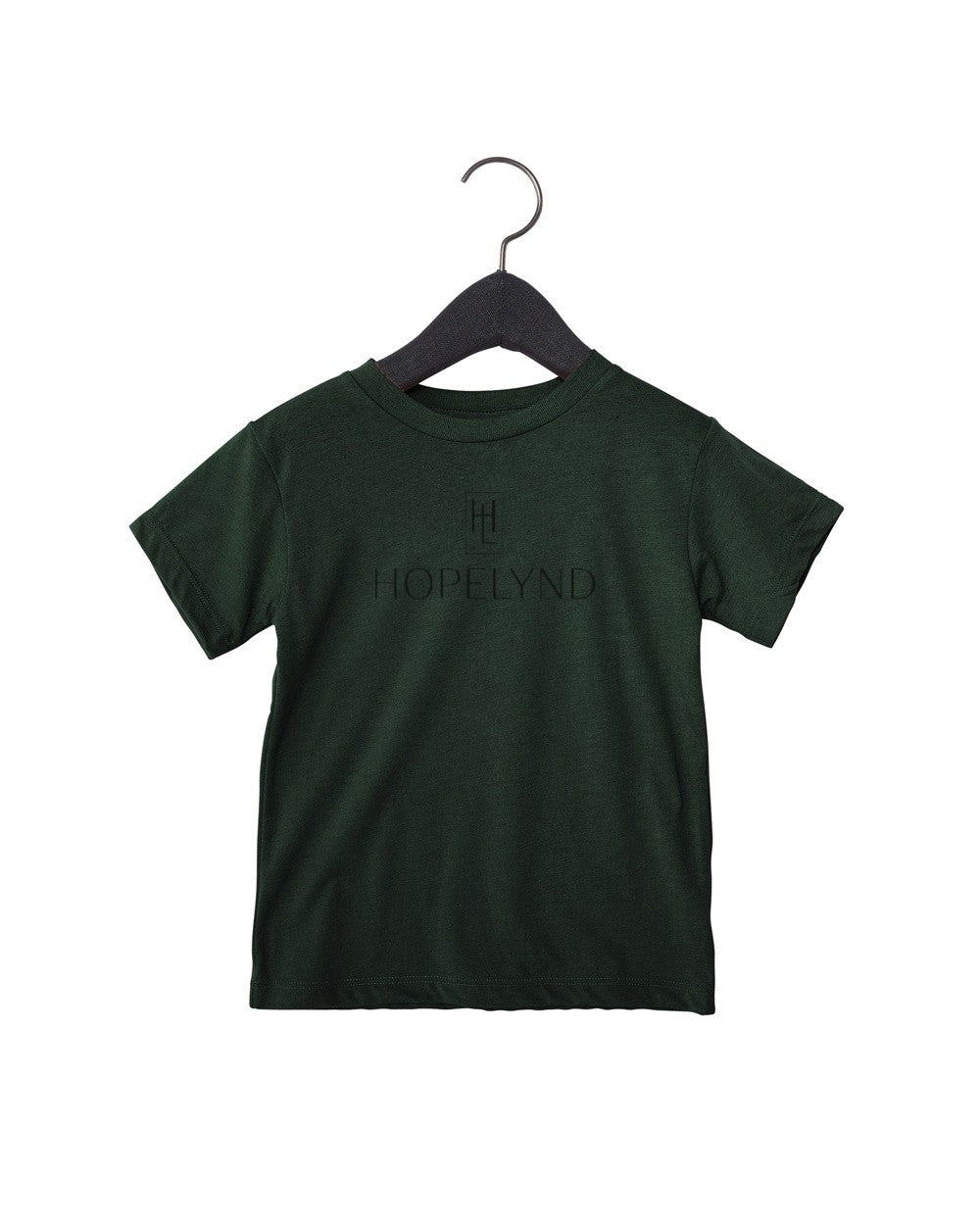 Forest Hopelynd Logo Toddler Tee with black logo