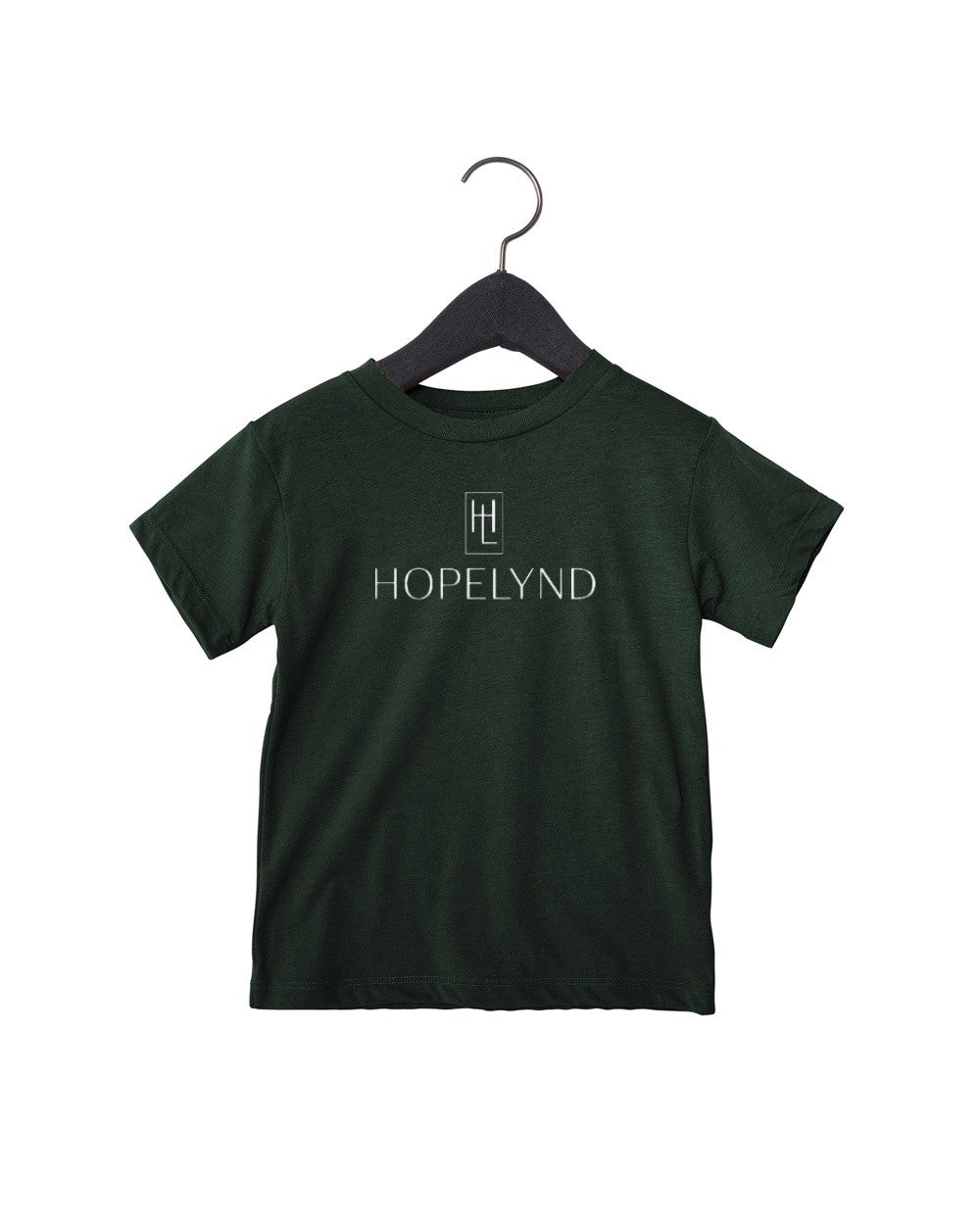 Forest Hopelynd Logo Toddler Tee with white logo